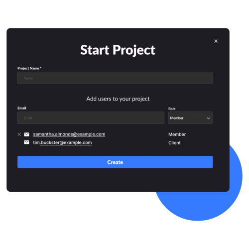 Start a remote project