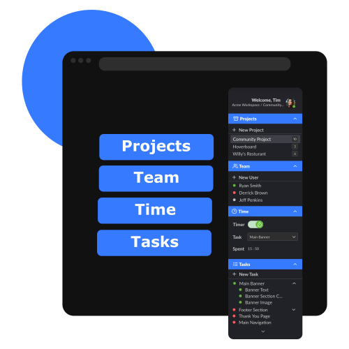 View projects in real time